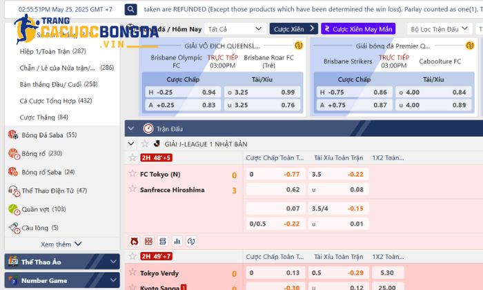 Lucky88 cung cấp nhiều bộ môn thể thao hấp dẫn